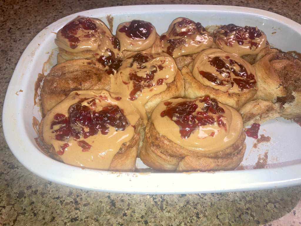 PB&j cinnamon roll